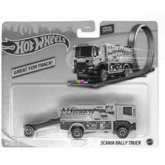 Hot Wheels - Track Stars - Scania Rally Truck autszllt kamion