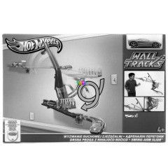 Hot Wheels - Wall Tracks - Fgg plya - Swing-arm Slide plya