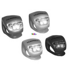 Hudora LED vilgts biciklire - lila