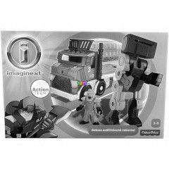 Imaginext - Vrosi Kaland - Deluxe szlltaut robottal
