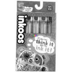 Inkoos filctoll kszlet sznezhet figurkhoz - 5 db-os