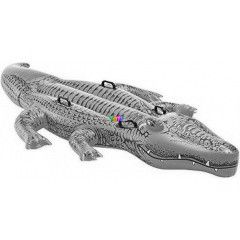 Intex - Felfjhat ris krokodil lovagl matrac, 203 x 114 cm