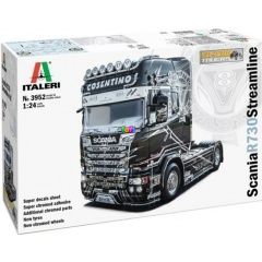Italeri - 3952 Scania R730 Streamline 4x2 kamion makett, 1:24