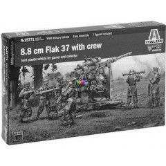Italeri - 8.8 cm Flak 37 lveg makett, 1:56