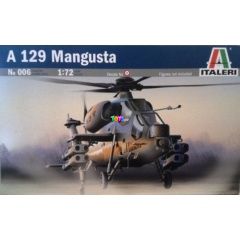 Italeri - A-129 Mangusta helikopter makett, 1:72