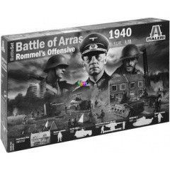 Italeri - Arrasi csata (1940) diorma makett ragasztval, 1:72