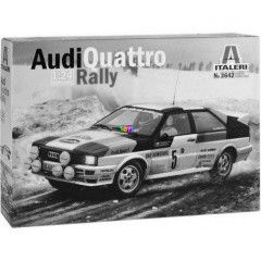 Italeri - Audi Quattro Rally aut makett, 1:24