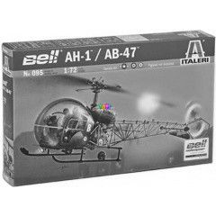 Italeri - Bell AH-1/AB-47 helikopter makett, 1:72
