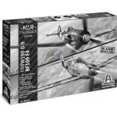 Italeri - BF109 F4 s FW 190 D9 replgp makettek, 1:72