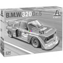 Italeri - BMW 320 Gr. 5 versenyaut makett, 1:24