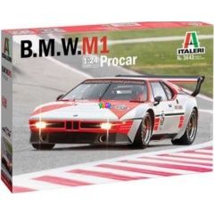 Italeri - BMW M 1 Pro versenyautó makett, 1:24