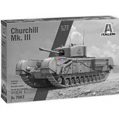 Italeri - Churchill Mk. III tank makett, 1:72