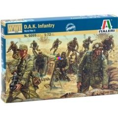 Italeri - D.A.K. német Afrika-hadtest gyalogság, 1:72