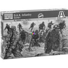 Italeri - D.A.K. nmet Afrika-hadtest gyalogsg, 1:72