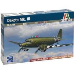 Italeri - Dakota Mk.III repülőgép makett, 1:72
