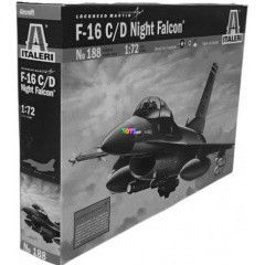 Italeri - F-16C/D Night Falcon replgp makett, 1:72
