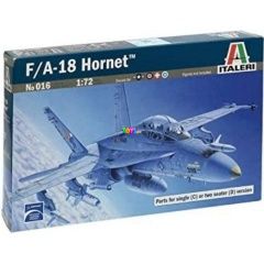 Italeri - F/A-18 Hornet harcászati vadászbombázó repülőgép makett, 1:72