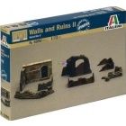 Italeri - Falak s romok II makett, 1:72