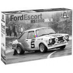 Italeri - Ford escort RS 1800 M aut makett, 1:24