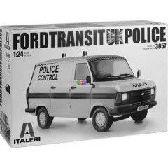 Italeri - Ford Transit angol rendraut makett ragasztval, 1:24