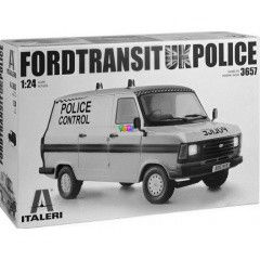 Italeri - Ford Transit angol rendőrautó makett ragasztóval, 1:24