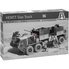 Italeri - Hemitt Gun Truck teherautó makett ragasztóval, 1:35