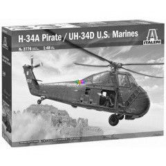 Italeri - HUS-1 Seahorse UH-34D helikopter makett, 1:48