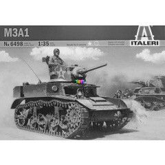 Italeri - II. vilghbors amerikai M3A1 Light Tank makett, 1:35