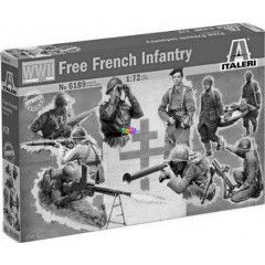 Italeri - II. vilghbors szabad francia csapatok, 1:72