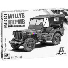 Italeri - Jeep Willys MB terepjr makett, 1:24