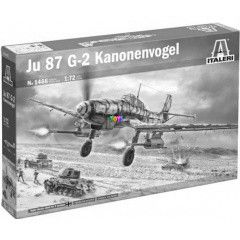 Italeri - Junker Ju 87 G-2 Kanonenvogel repl makett, 1:72