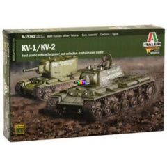 Italeri - KV-1/KV-2 harckocsi makett, 1:56