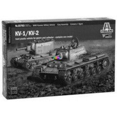 Italeri - KV-1/KV-2 harckocsi makett, 1:56