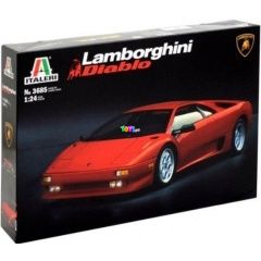 Italeri - Lamborghini Diablo autó makett, 1:24