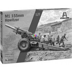 Italeri - M1 155mm Howitzer lveg makett legnysggel, 1:35