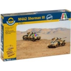 Italeri - M4A2 Sherman III karckocsi makett, 1:72