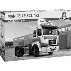 Italeri - MAN F8 19.321 2 Axle kamion makett, 1:24