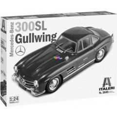 Italeri - Mercedes 300 SL Gullwing aut makett, 1:24