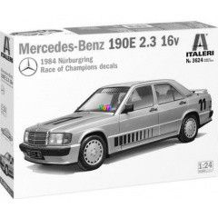 Italeri - Mercedes Benz 190E aut makett, 1:24
