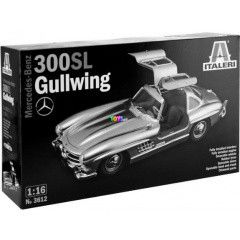Italeri - Mercedes Benz 300SL Gullwing sportaut makett, 1:16