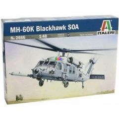 Italeri - MH-60K Blackhawk Soa helikopter makett, 1:48