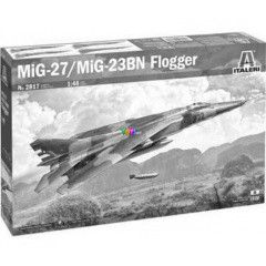 Italeri - MiG-27 Flogger D vadszreplgp makett, 1:48