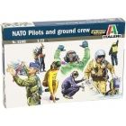 Italeri - NATO piltk s kiszolgl szemlyzet figurk, 1:72
