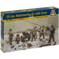 Italeri - Nebelwerfer rakétavető makett katonákkal, 1:72
