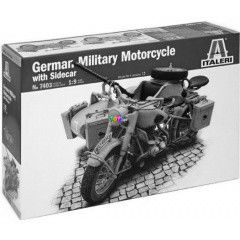 Italeri: Nmet Milit motorkerkpr makett, 1:9
