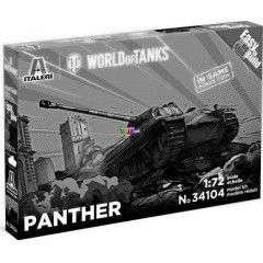 Italeri - Pzkpfw. V Panther World of Tanks tank makett, 1:72