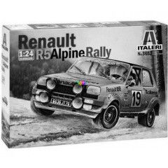 Italeri - Renault R5 Alpine rali versenyaut makett, 1:24