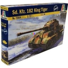 Italeri - Sd. Kfz. 182 Király tigris tank makett, 1:72