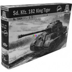 Italeri - Sd. Kfz. 182 Kirly tigris tank makett, 1:72