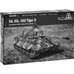 Italeri - Sd. Kfz. 182 Tiger II tank makett, 1:56
